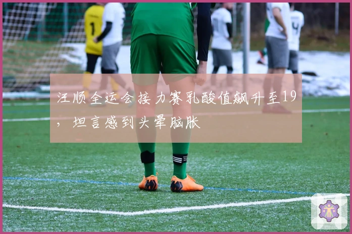 汪顺全运会接力赛乳酸值飙升至19，坦言感到头晕脑胀